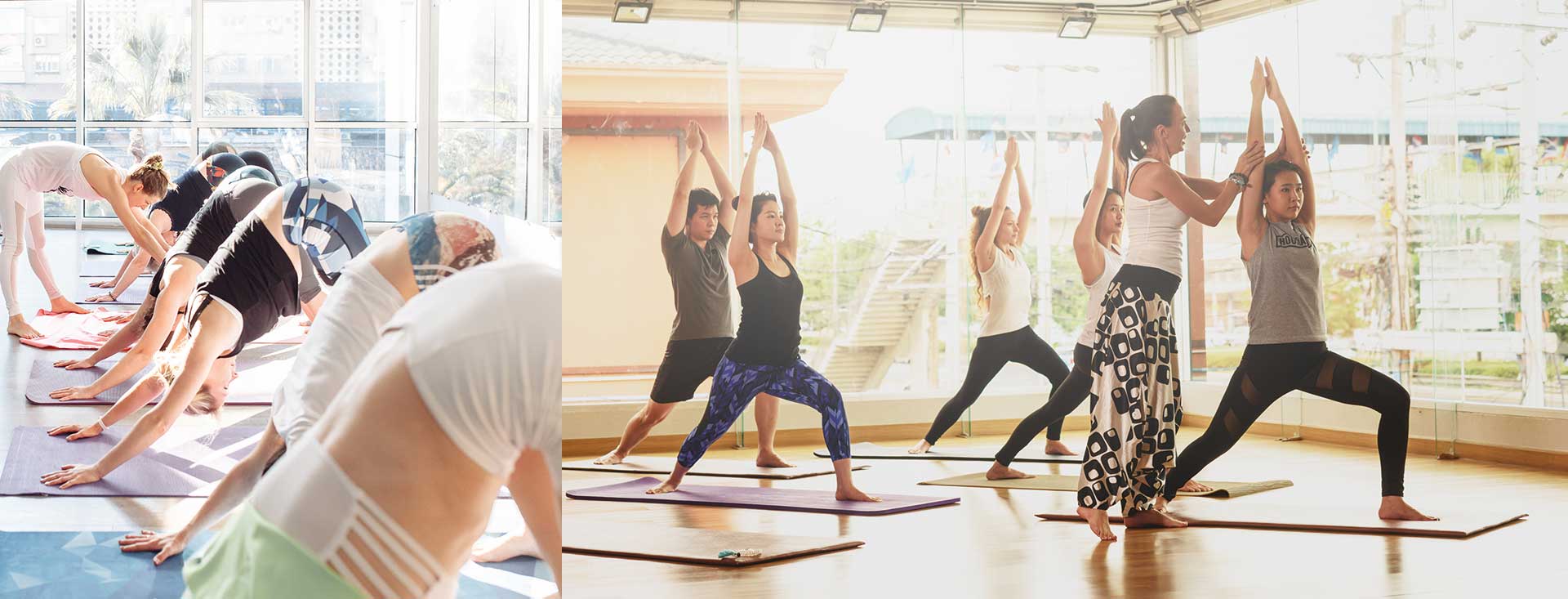 Übungsanleitung durch Ausbildungsleiterin bei der Ausbildung zur Yogatherapeutin  im Westerwald