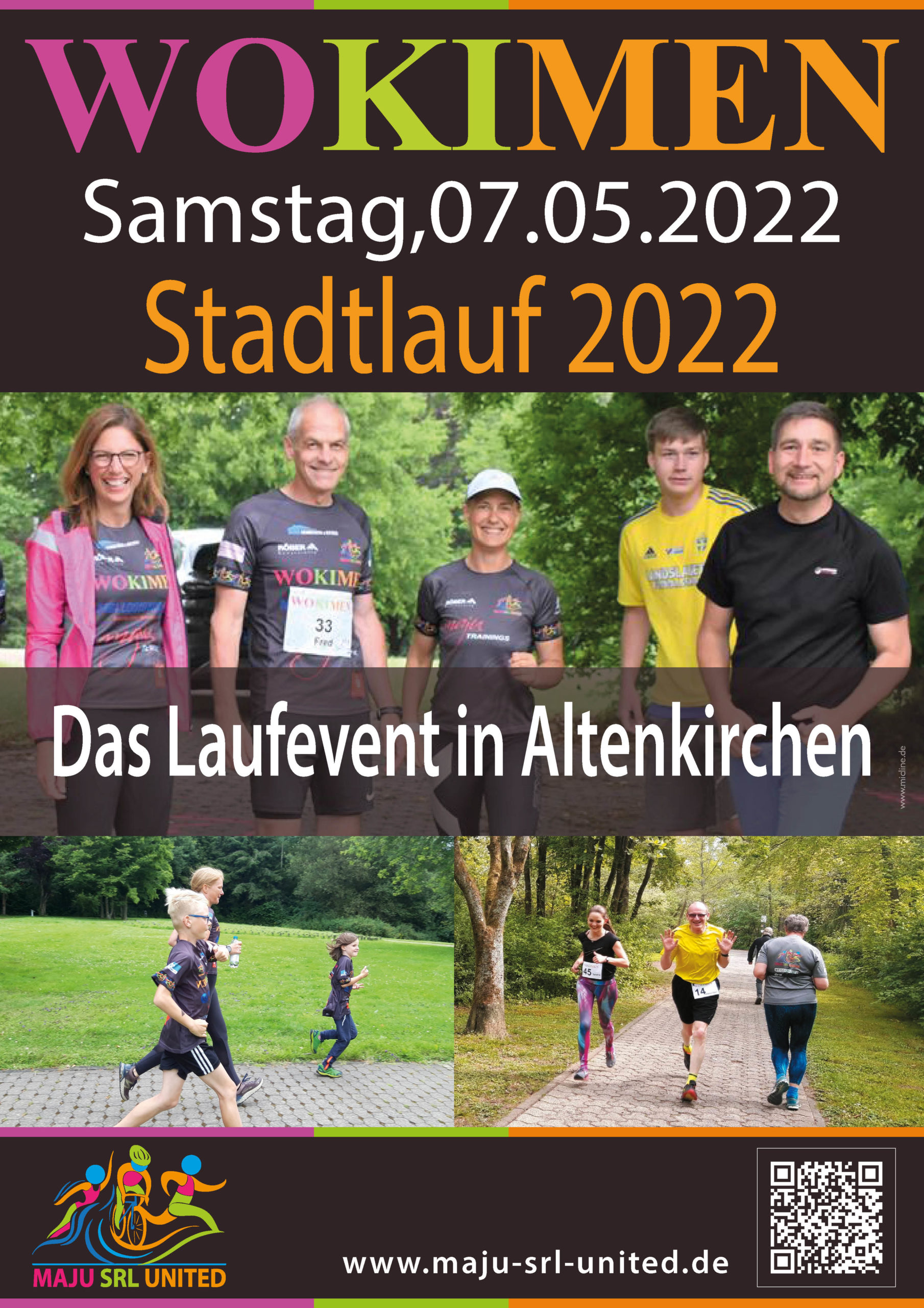 Plakat Wokimen – Stadtlauf Altenkirchen